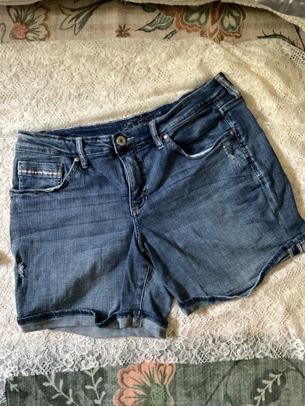 Jag Jeans Alex Boyfriend Denim Shorts Size 12/31